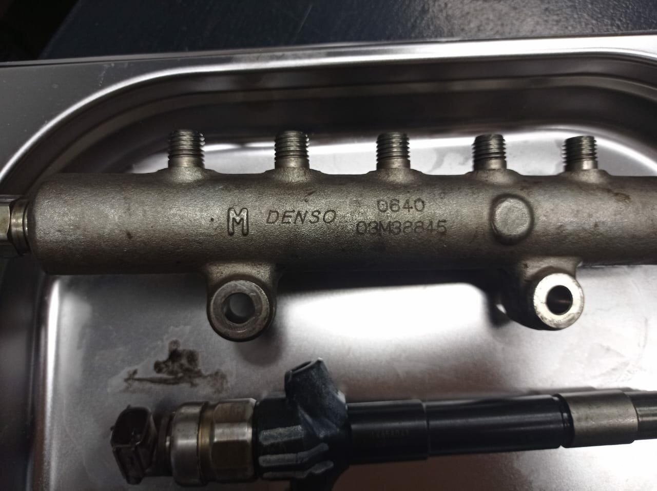 топливная рампа мицубиси паджеро 4, denso рампа топливная 0582, топливная рейка nissan, киа соренто 2.5crdi топливная рампа, рампа топливная дизеля киа соренто