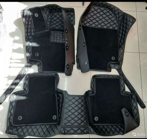 коврики в салон, кожаные коврики в салон автомобиля, коврики для land cruiser 105, коврики для авто, коврики кожаные тойота рав 4 2006-2012