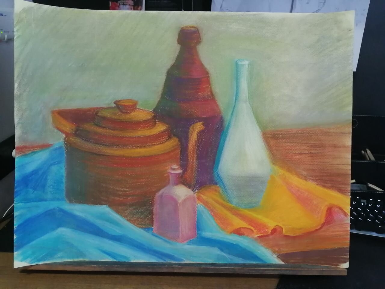 натюрморт гуашью, пастель натюрморт, натюрморт для начинающих, натюрморт гуашью легкий, натюрморт