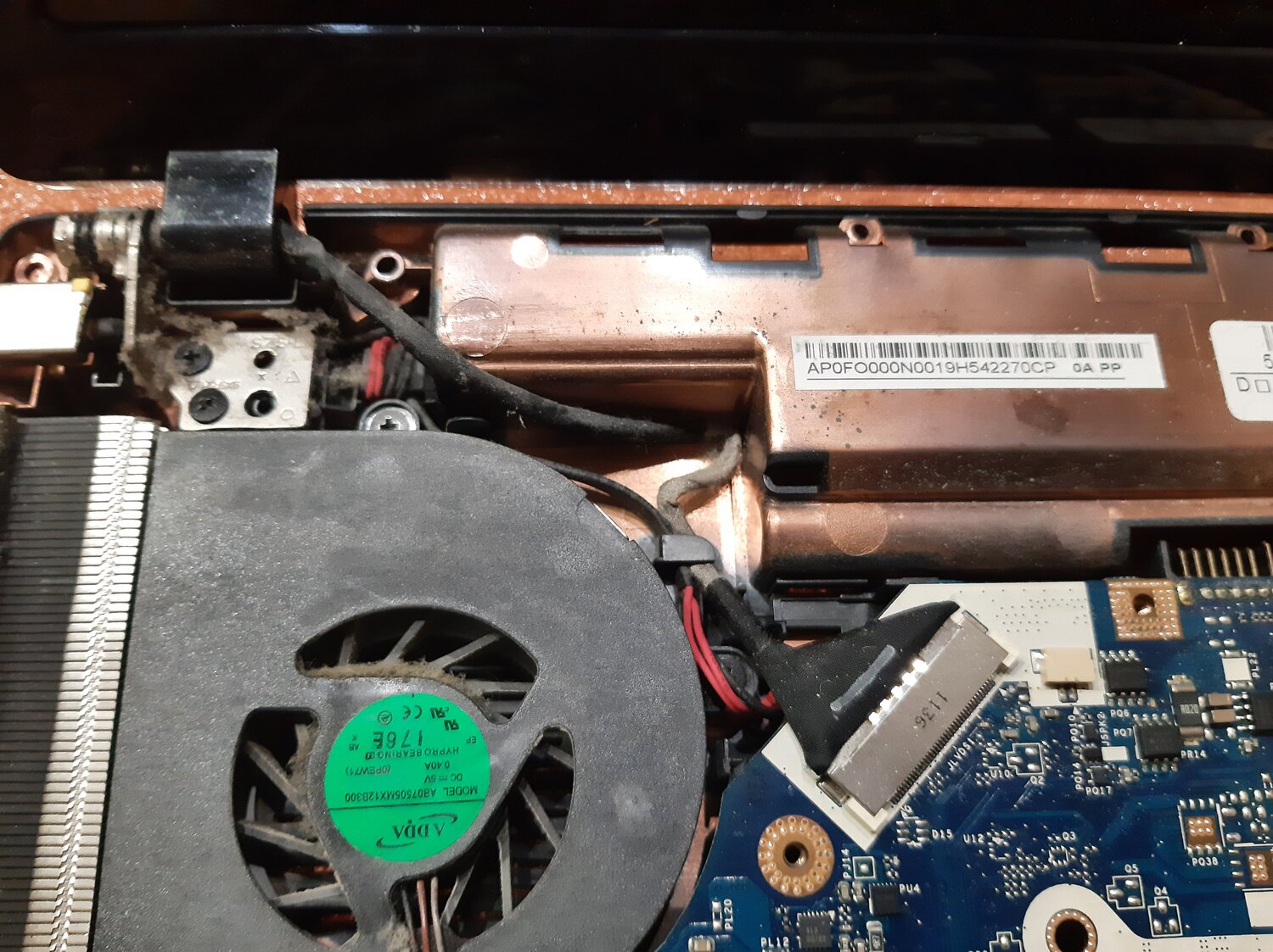 охлаждение для ноутбука, ремонт ноутбука, ноутбук acer aspire, ремонт ноутбуков, чистка ноутбука