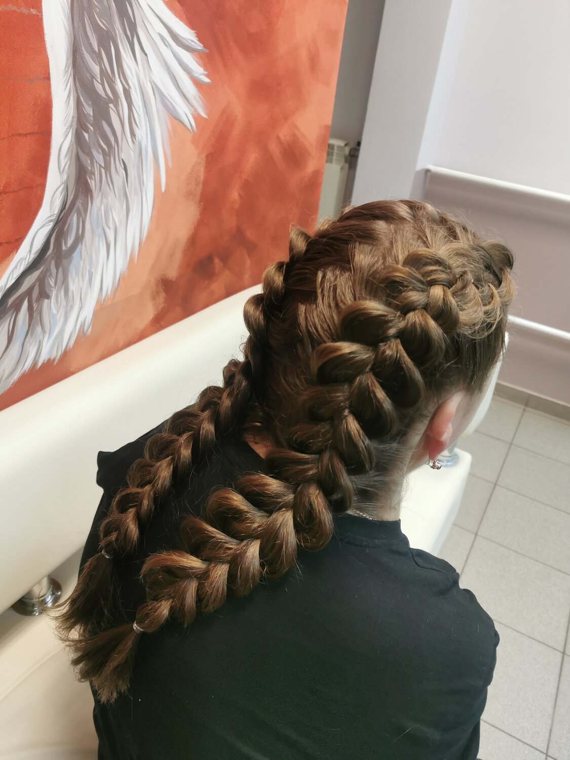 объемные косички, коса колосок, коса прическа, косы, прически косы