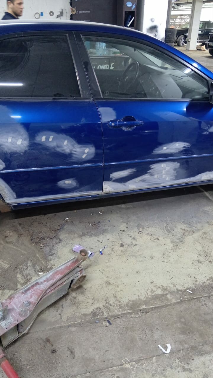 синяя шкода октавия, авто, шкода октавия rs 2007, шкода октавия rs 2008, бу авто