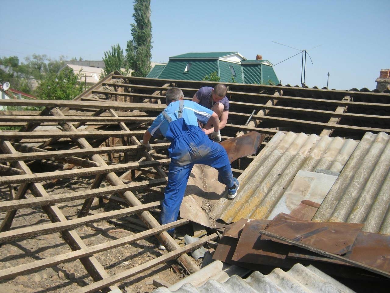 демонтаж кровли, монтаж кровли, замена кровли, ремонт крыш, ремонт кровли