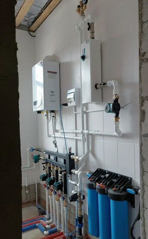 обвязка котла отопления, обвязка котла, монтаж котельной, отопление водоснабжение, обвязка котельной