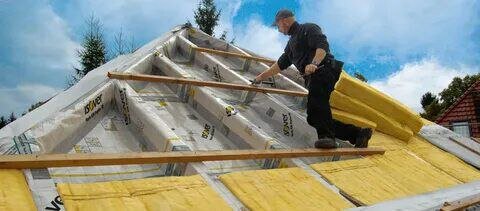 утеплитель для кровли, пароизоляция для кровли, утепление кровли, утепление крыши, монтаж пароизоляции кровли
