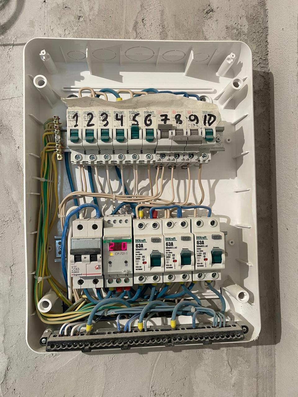 электрика, монтаж электрощита, сборка электрического щитка, сборка электрощита, сборка щитка