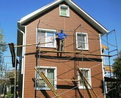 фасадные работы, сайдинг монтаж, сайдинг, монтаж фасада, монтаж металлического сайдинга