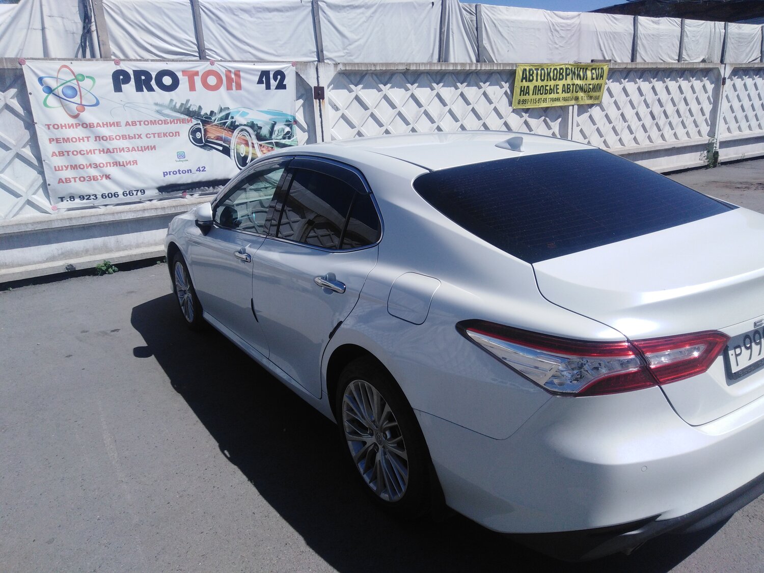 toyota camry, toyota camry 2018, белая тойота камри, новая toyota camry, Honda Civic VI