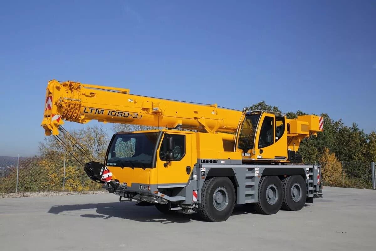 автокран liebherr, liebherr ltm 1050, автокран 50 тонн, автокран liebherr ltm 1050 50 тонн, кран liebherr
