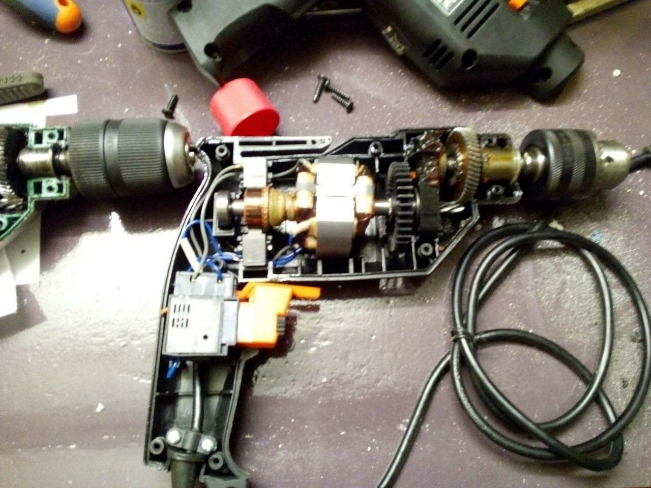 дрель ду 530 интерскол разобранная, дрель ротери рпд 500, ударная дрель, дрель, дрель интерскол