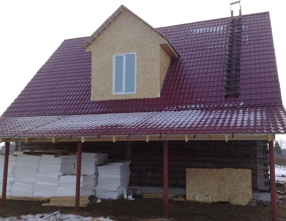 металлочерепица для крыши, ломаная крыша из металлочерепицы, металлочерепица, фронтон металлочерепица, кровля металлочерепица