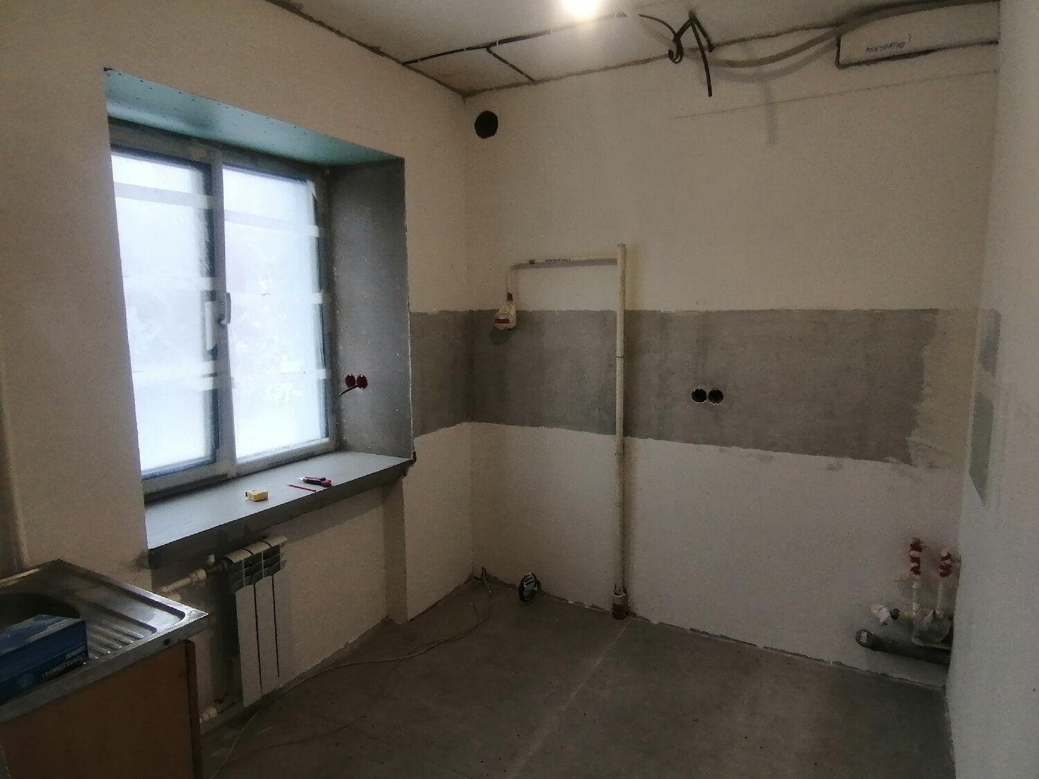 квартира, фартук кухня плитка, квартира в панельном доме, кухня из плитки, черновая отделка