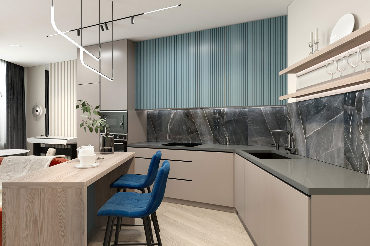 кухни, кухня дизайн интерьер, кухня в современном стиле, интерьер кухни, современный интерьер кухни