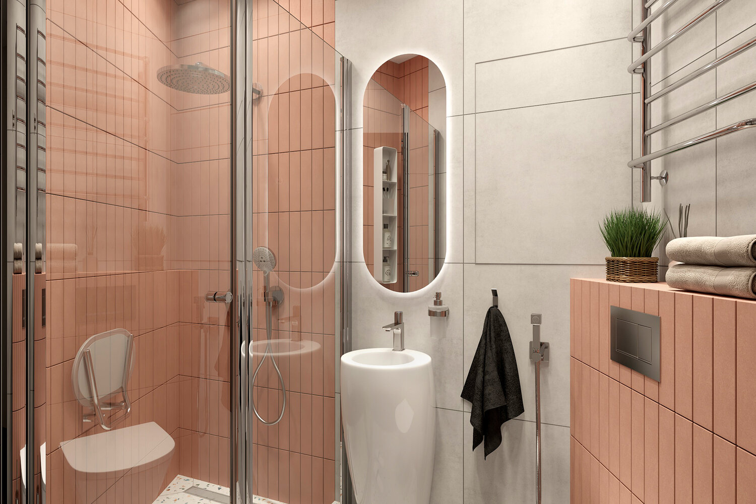 дизайн интерьера ванной, дизайн ванной комнаты, интерьер санузла, дизайн ванной комнаты 2023, ванная комната