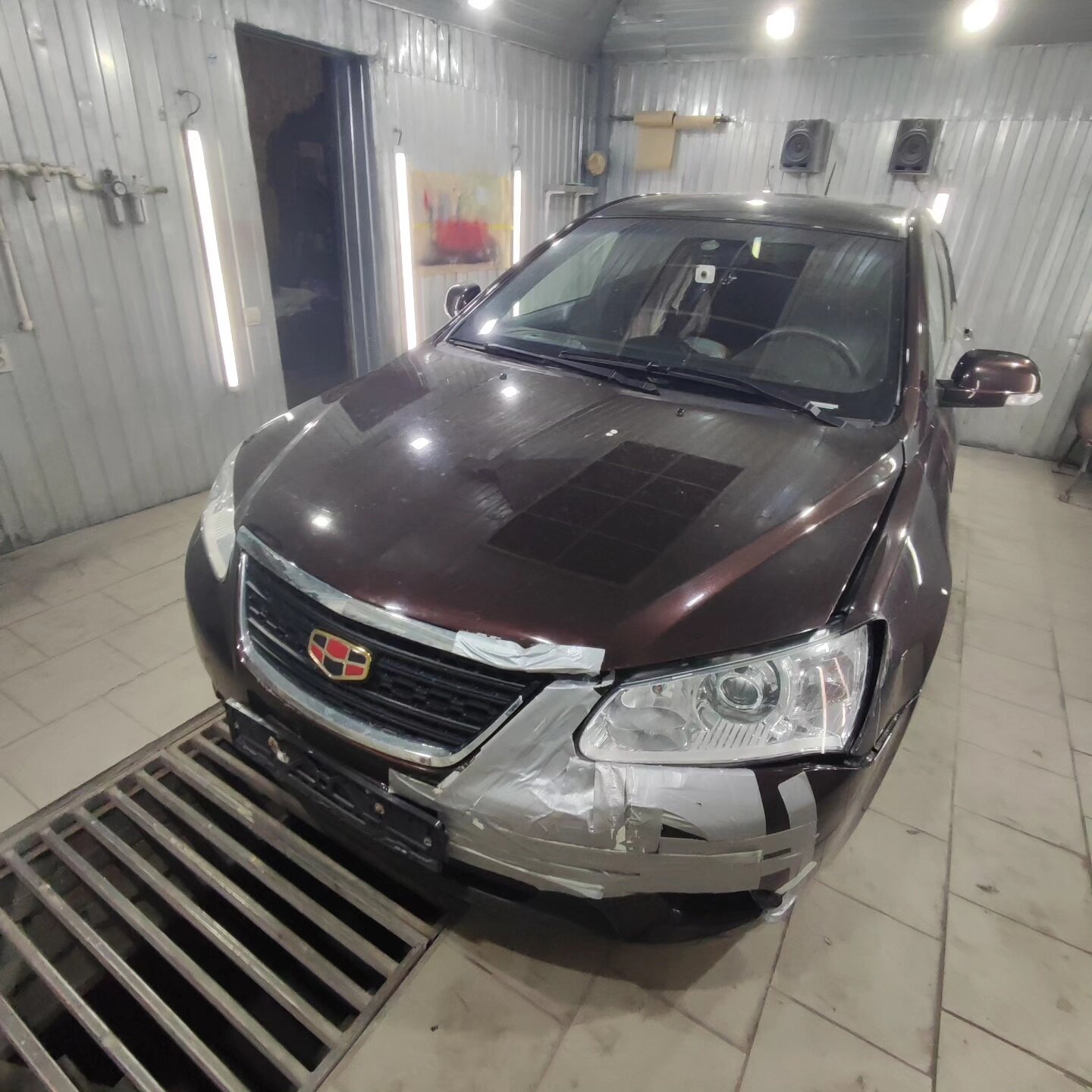 машина geely emgrand, geely emgrand ec 7 2013, джили эмгранд ес 7, серый geely emgrand, Geely Emgrand EC7