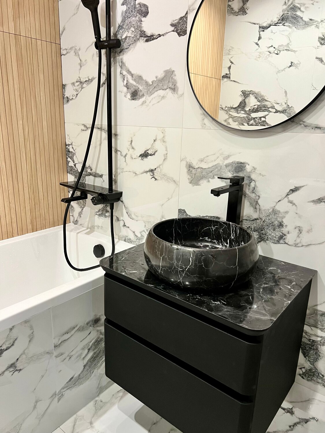 тумба с раковиной sancos stone 120 nero marquina, мебель для ванной sancos stone 120 nero marquina, тумба shine 120 подвесная антрацит, тумба под раковину sancos stone 120