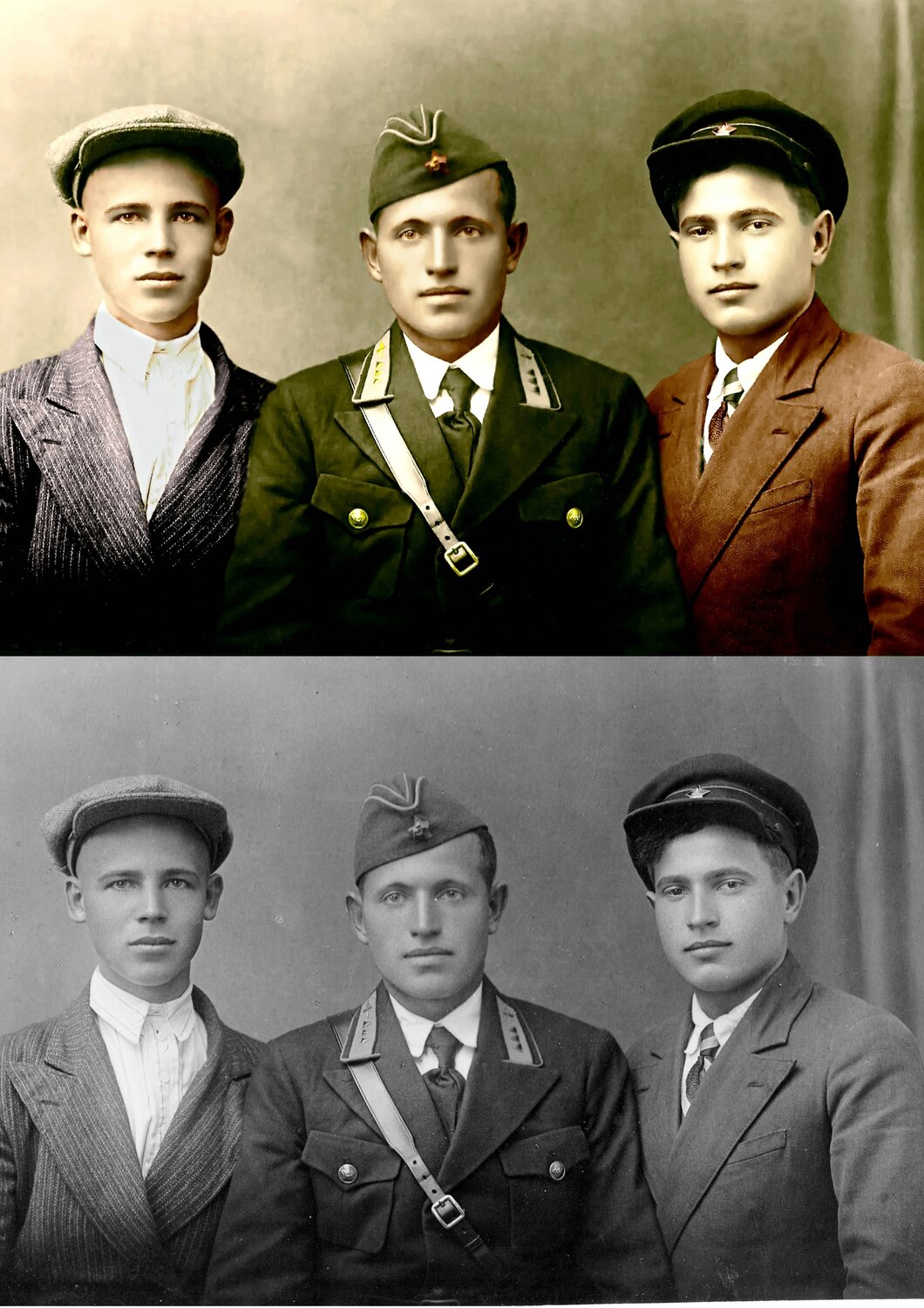 реставрация старых фотографий, восстановление старых фотографий, реставрация фотографий, старая фотография, старая фотография для ретуши