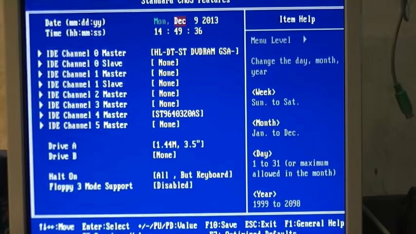 dual channel в биосе, bios, ide master ide slave, биос дата, объем жестких дисков в биосе