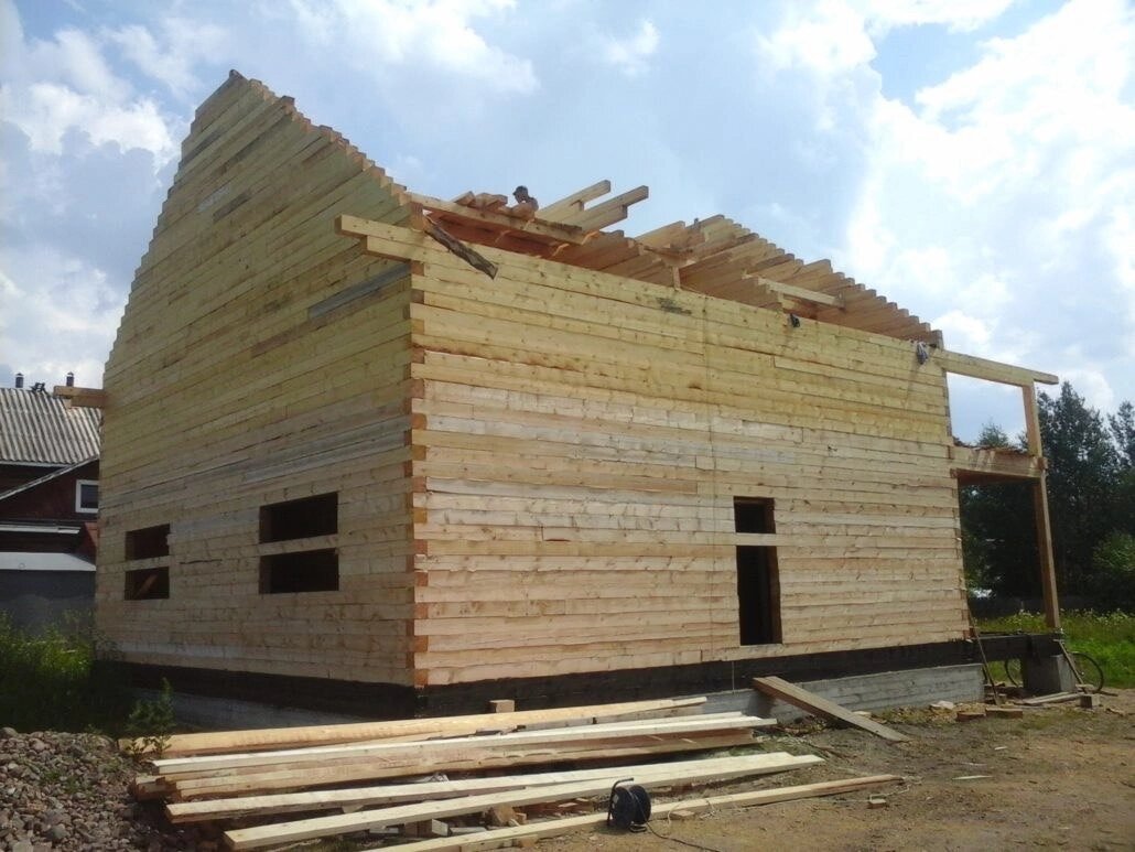 строительство домов из бруса, брусовой дом, дом из бруса, дом брус, дом из бруса под усадку