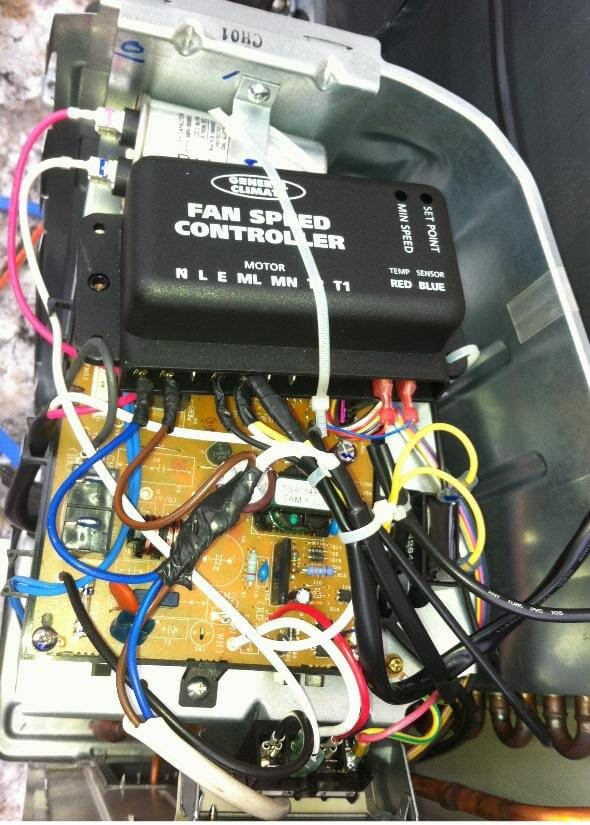 зимний комплект для кондиционера, зимний комплект (рдк-8.4+hd 35+hc60), кондиционер, контроллер dakota, монтаж зимнего комплекта на кондиционер