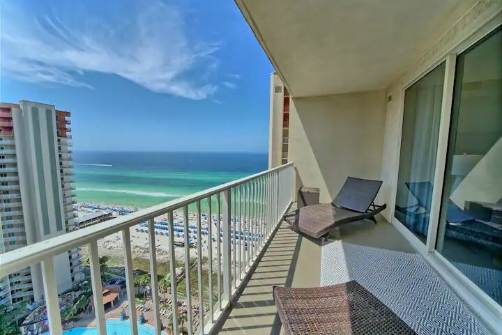 интерьер, майами sunny isles вид с балкона, вид на море, апартаменты, отель