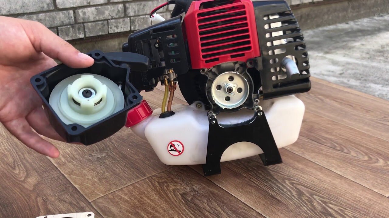 бензокоса екно st 37, двигатель триммера, двигатель от триммера, мотор триммера редверг, бензокоса крюгер gtk--52-7
