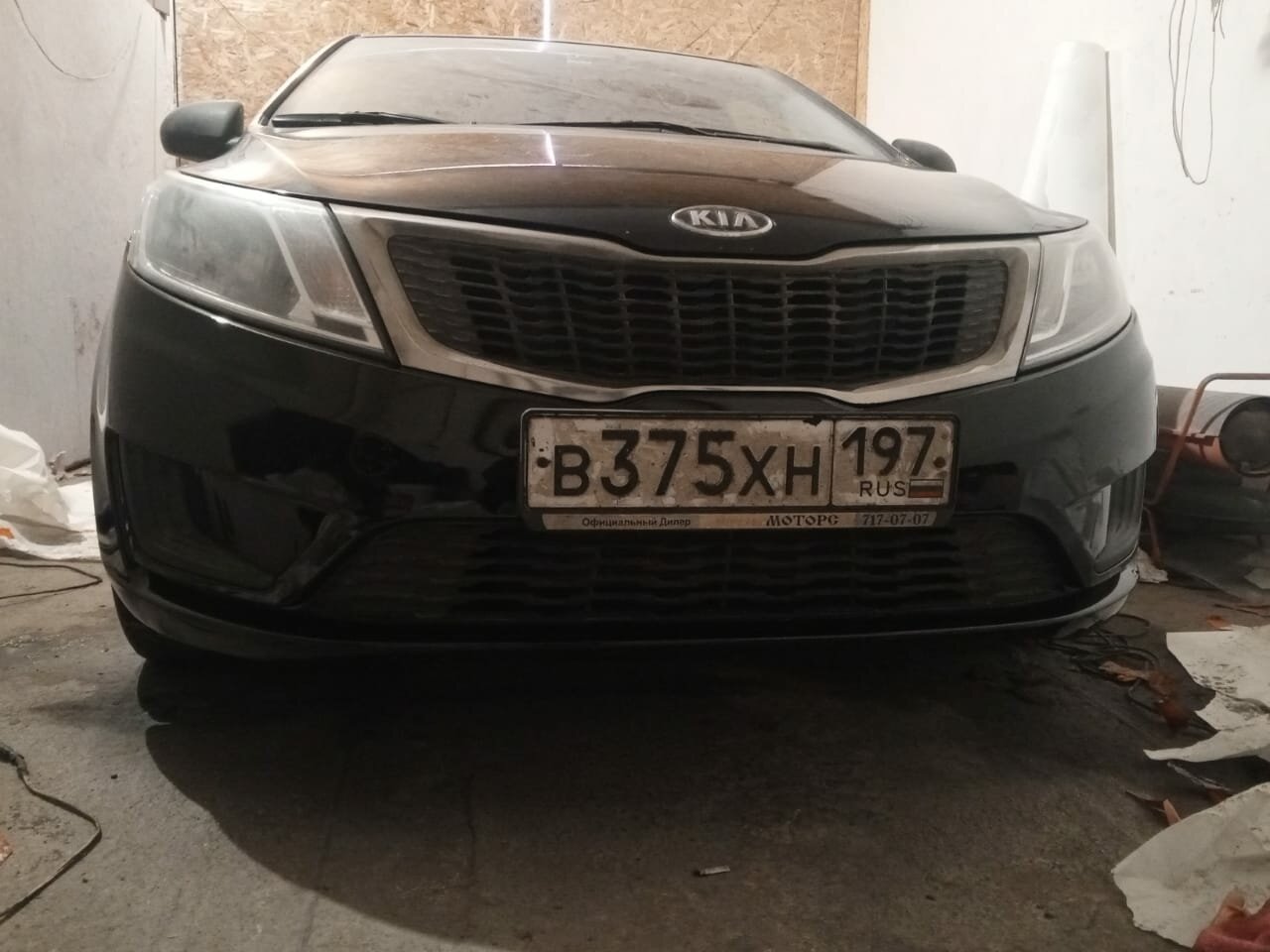 kia rio, kia motors, черная киа рио, подержанные авто, черная киа