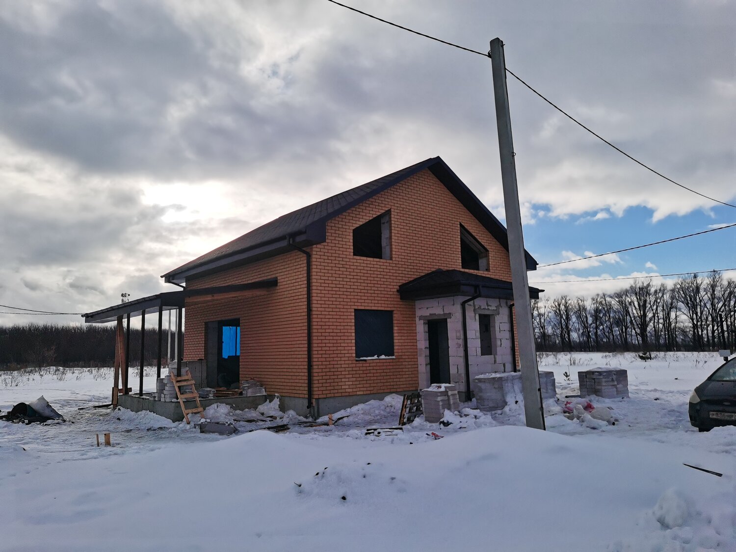 загородный дом, строительство домов, коттедж, дом новый, дом