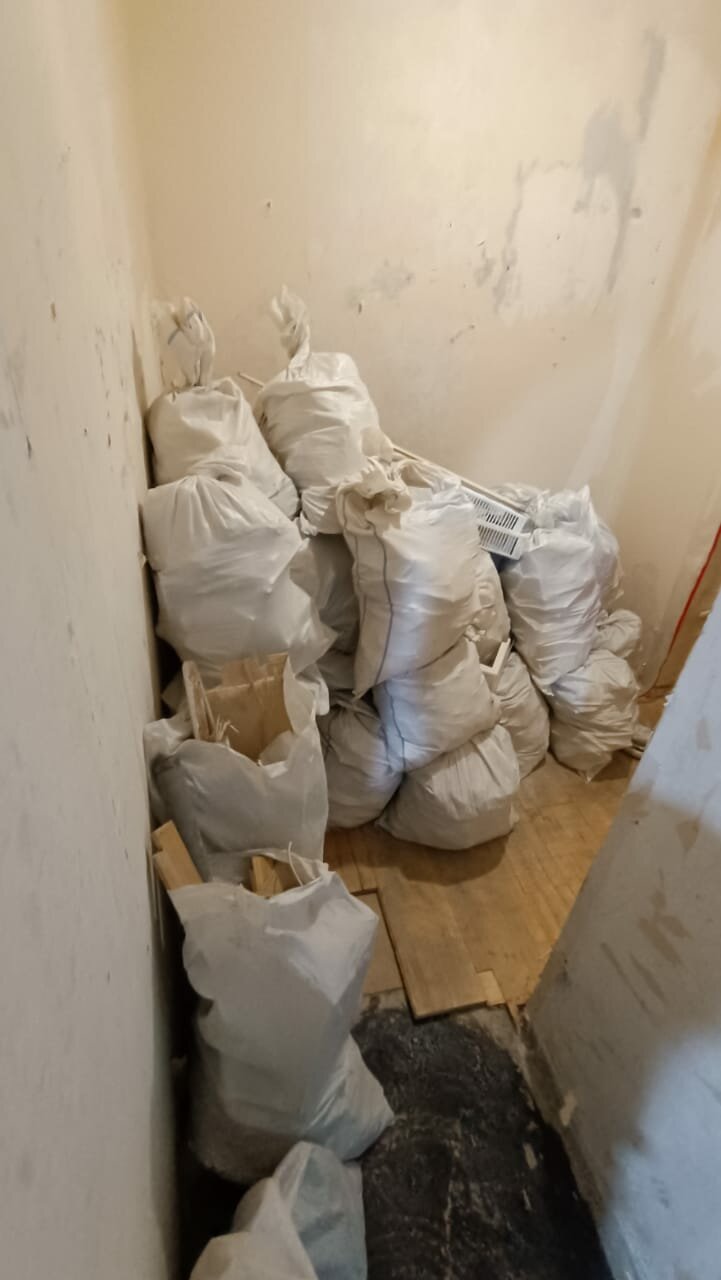мусор, строительный мусор, мусор в мешках, отходы, мешки для строительного мусора