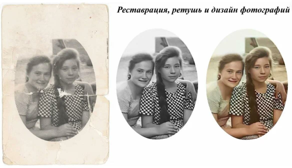 реставрация старых фотографий, восстановление старых фотографий, реставрация фотографий, ретушь старых фотографий, восстановление фотографий