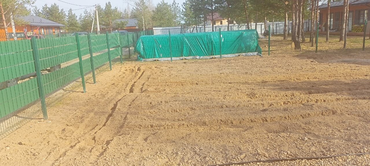 выравнивание участка, сетка для заборов, 3 д заборы, участок, днт надежда салехард