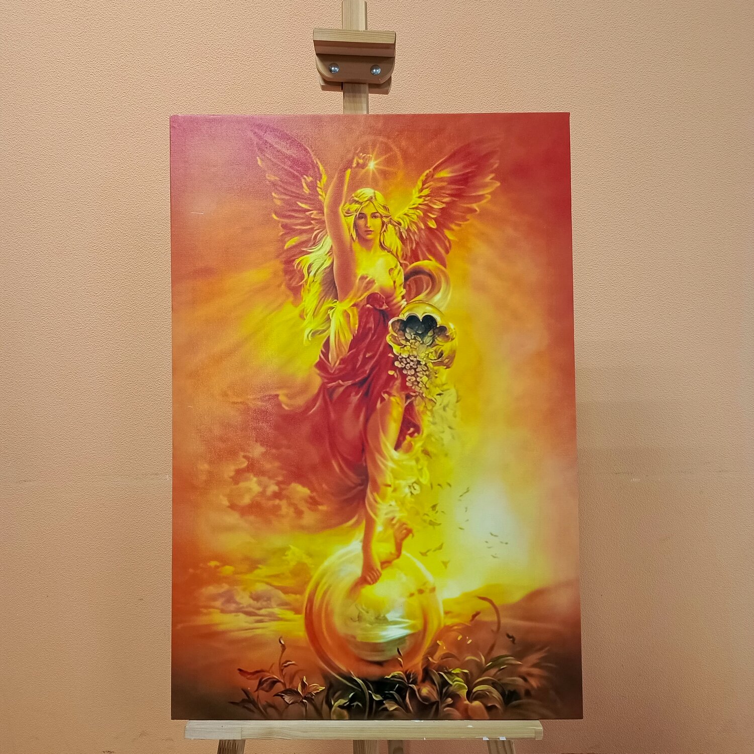 картина фортуна, фортуна богиня удачи, фортуна богиня, богиня фортуна с рогом изобилия, абунданция богиня изобилия