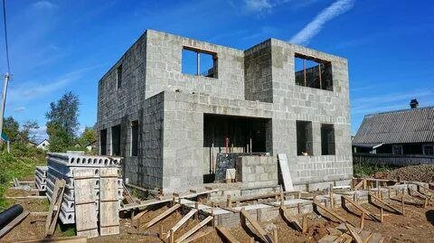 арболит дом монолит, дом из керамзитоблока, строительство домов из газобетона, строим дом из газобетона, монолитный дом