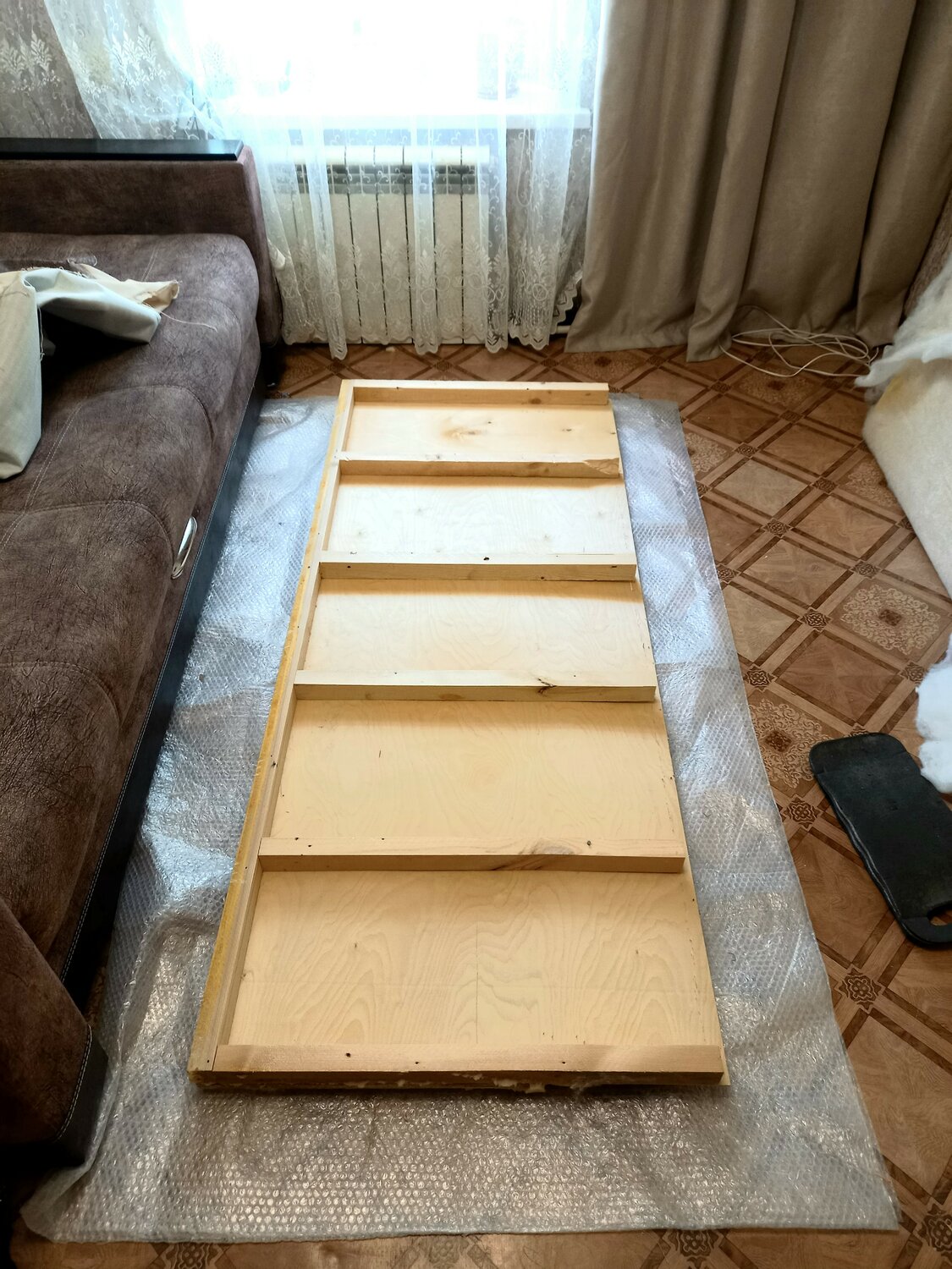 мебель, мебель мебель, лесенка для кровати, кровать из брусков, кровать из лиственницы