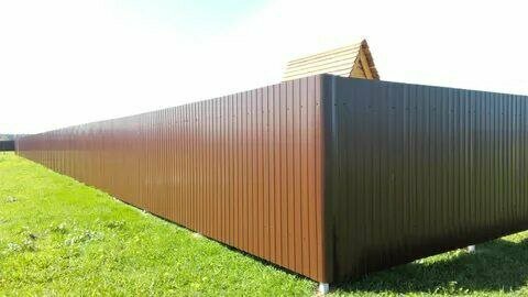 забор из профнастила, забор из профлиста, забор из профлиста двусторонний, профлист забор, профнастил горизонтальный для забора