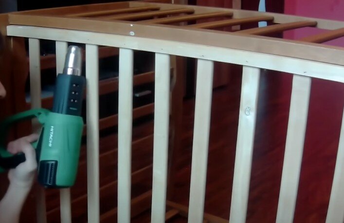 детская кроватка, кровать детская деревянная, кроватки детские, деревянные перила, перила для лестницы