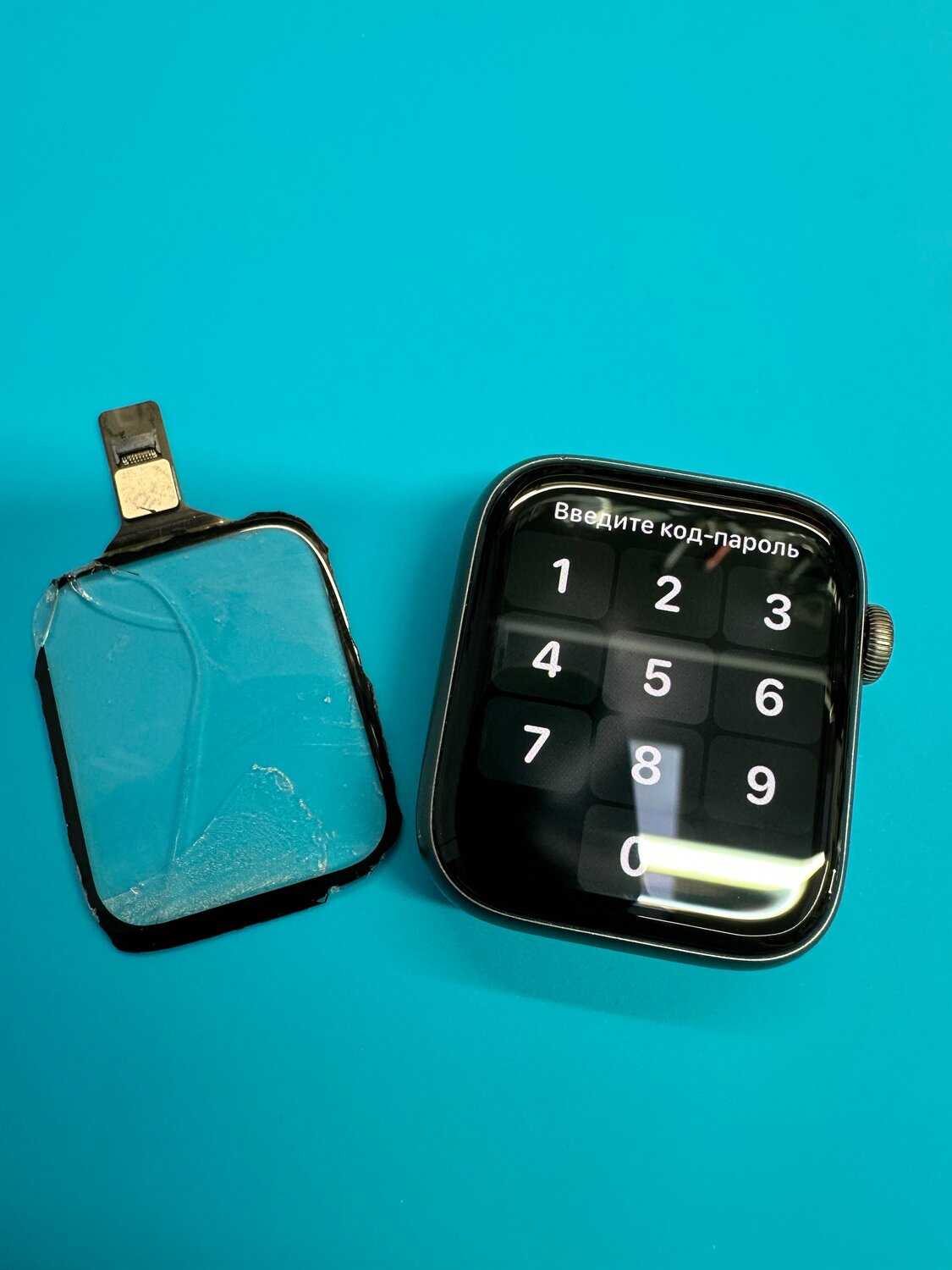 полировка дисплея apple watch, apple watch 4, стекло на apple watch, смарт часы, apple watch sport