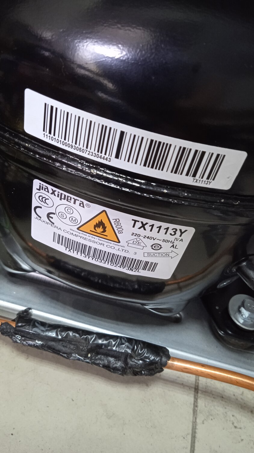 компрессор jiaxipera nt1114y, холодильник компрессор, компрессор jiaxipera, компрессор, компрессор для холодильника атлант