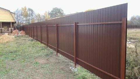 заборы из профнастила заборград, забор из профнастил, забор из профлиста, профлист забор, забор из профлиста с металлическими столбами