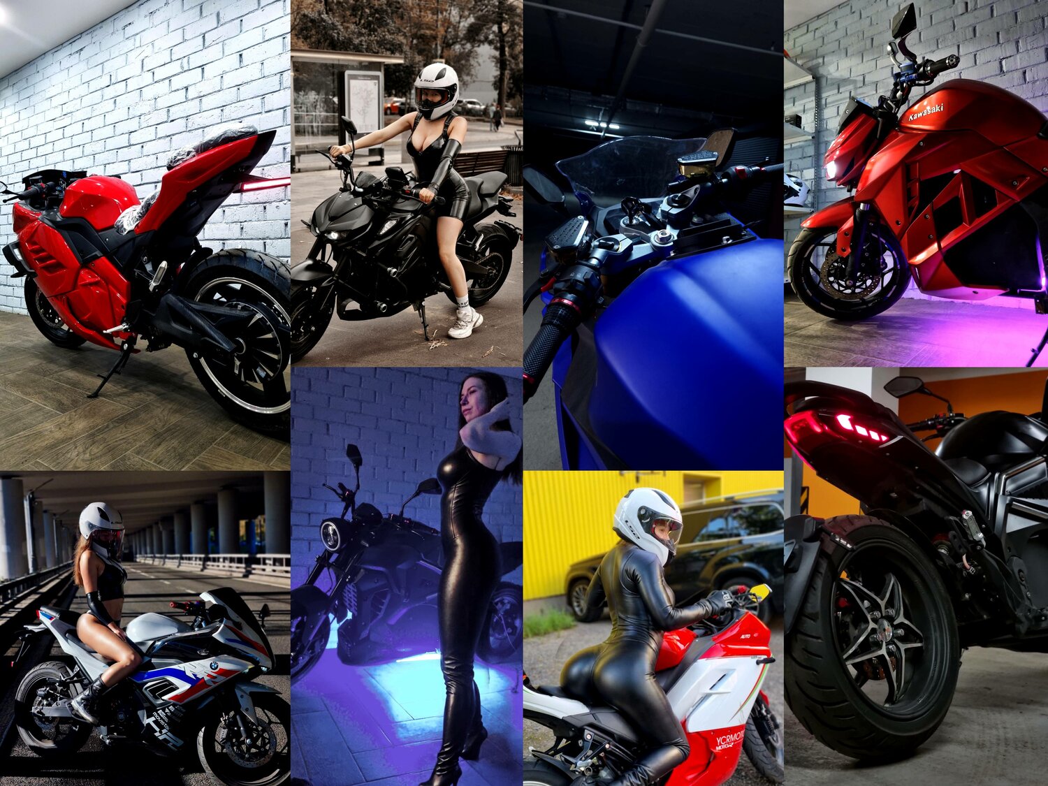 мотоцикл, фиолетовый мотоцикл, девушка на мотоцикл, мотоцикл мотоцикл, подсветка для мотоцикла