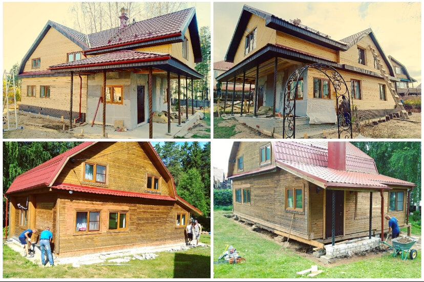 реконструкция деревянного дома, деревянные дом, загородный дом, реконструкция дачного дома, реконструкция старого дома