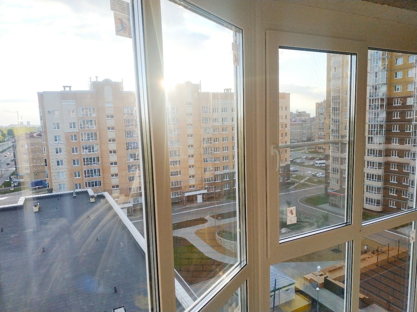 панорамное остекление, жилой комплекс, сыктывкар вид с окна, жк лесопарковый остекление лоджии, окна