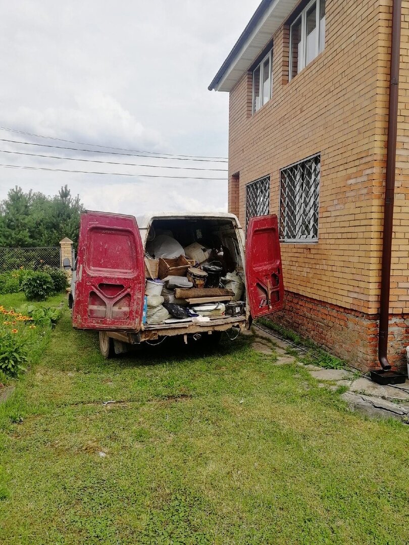 в деревне, техника, автомобиль, спецтехника, дачный переезд