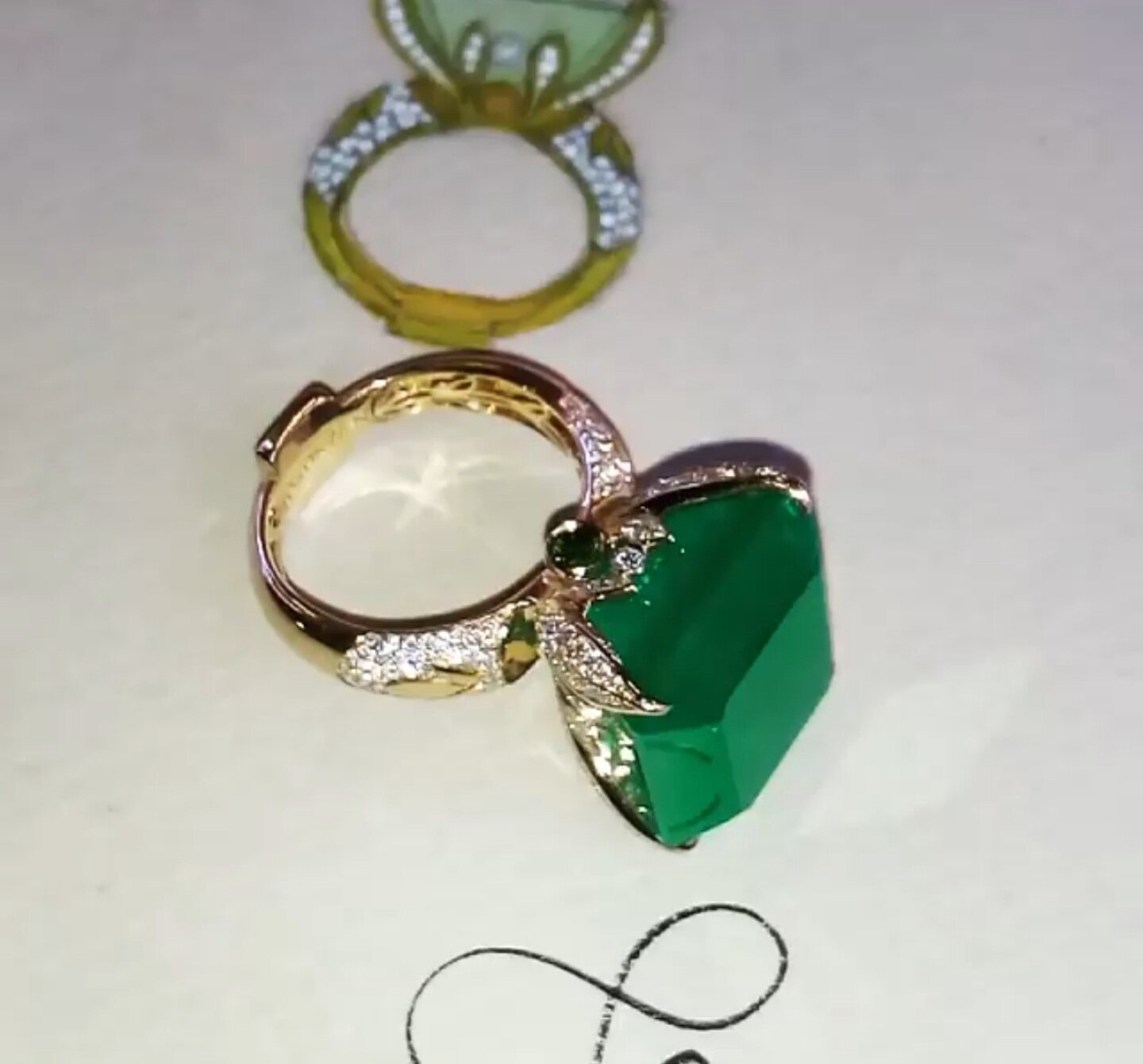 колец, эстетика зелёного кольца, ювелирные изделия, ювелирное украшение, украшение