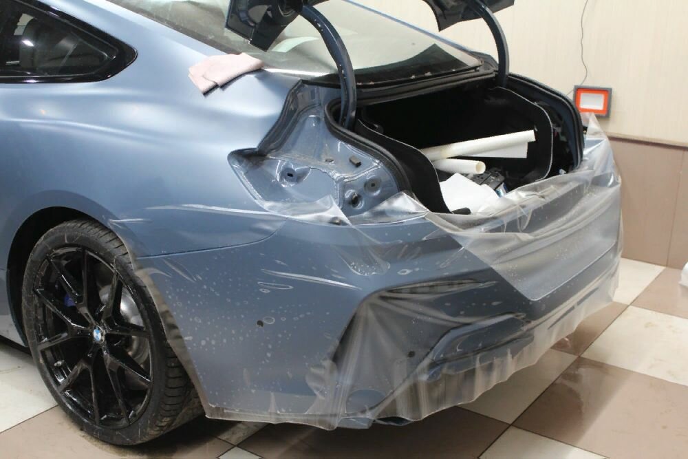 автомобиль, авто, защита антигравийная кузова на бмв, прозрачная матовая пленка на авто, amg пленка