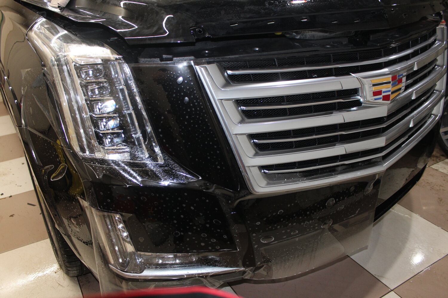 cadillac escalade, оклейка кадиллак эскалейд, оптика кадиллак эскалейд 2019, cadillac escalade platinum 2015, Cadillac Escalade III