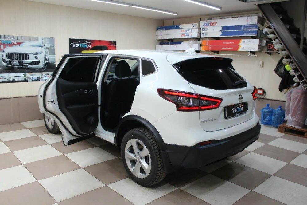 автомобиль, nissan qashqai, авто, тонирование авто челябинск, Nissan Qashqai II