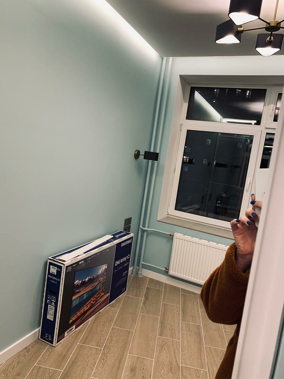 квартира, интерьер, apartment, кондиционер, квартира-студия