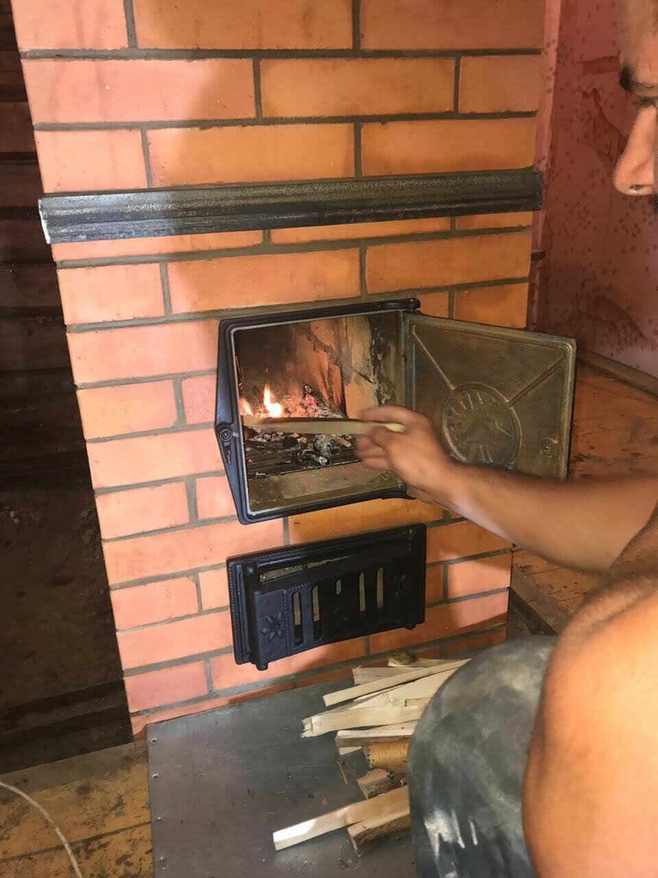 топка печи, печная, растопка печи, банная печь, печка