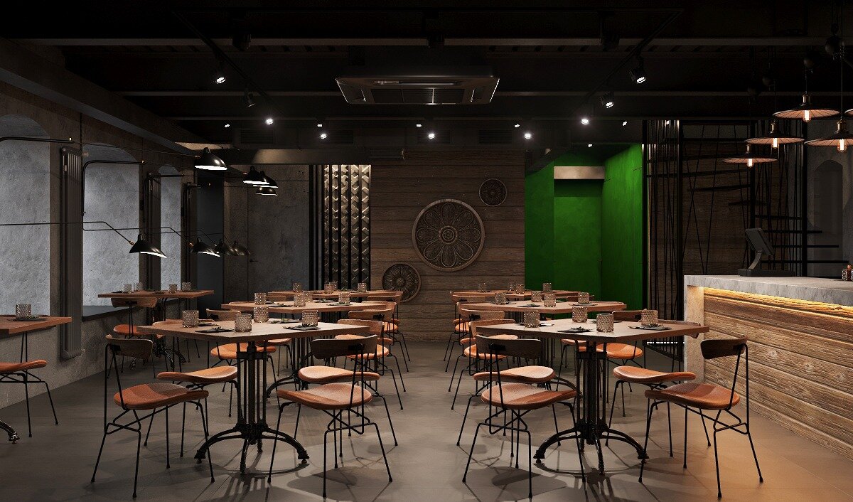 интерьер, лофт ресторан петрозаводск, кафе, дизайн интерьера, ресторан
